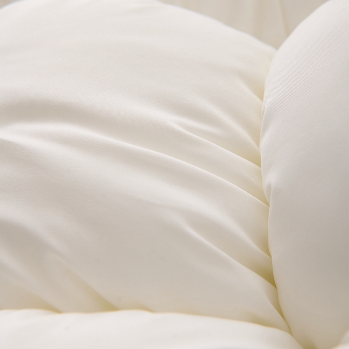 91家纺网 家纺一手货源 找家纺 卓昌2025新款热气球面包枕枕头枕芯 白色一对48*74cm