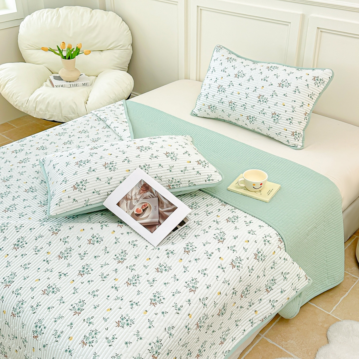 91家纺网 家纺一手货源 找家纺 （总）橘夏家纺 2025新款莱赛尔天丝轻奢风多功能枕套单品枕套枕套单件