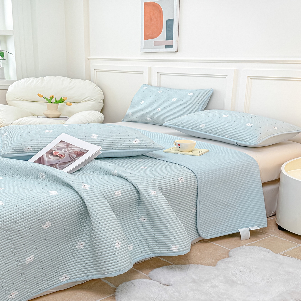 91家纺网 家纺一手货源 找家纺 橘夏家纺 2025新款莱赛尔天丝轻奢风多功能枕套单品枕套枕套单件 萌宠小奶汪