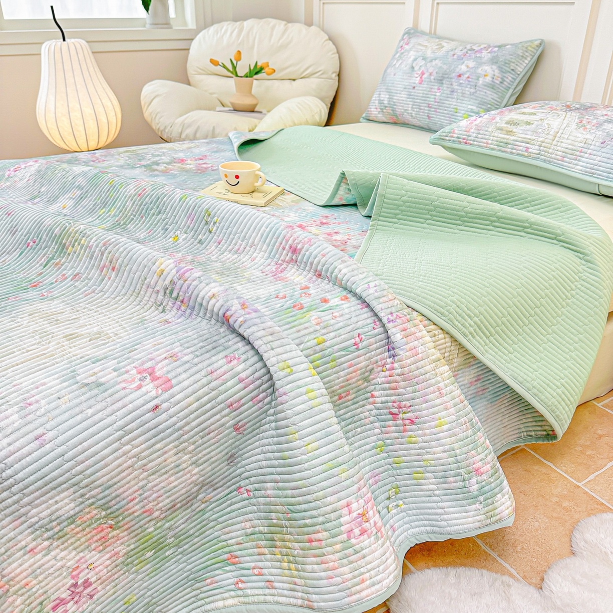 91家纺网 家纺一手货源 找家纺 橘夏家纺 2025新款莱赛尔天丝轻奢风多功能枕套单品枕套枕套单件 米粒之家