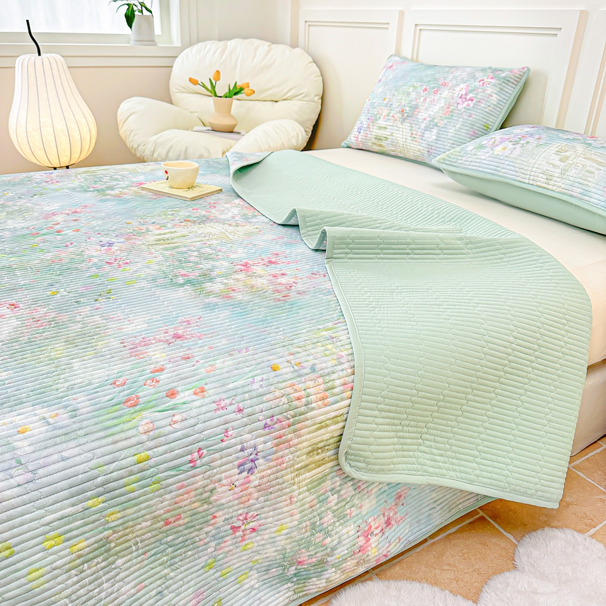 91家纺网 家纺一手货源 找家纺 橘夏家纺 2025新款莱赛尔天丝轻奢风多功能枕套单品枕套枕套单件 米粒之家