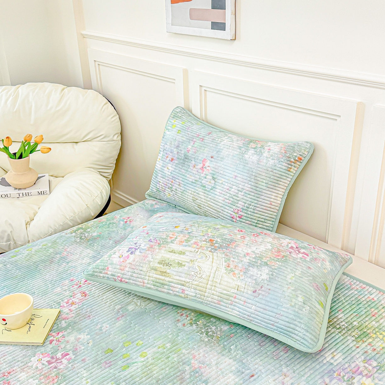 橘夏家纺 2025新款莱赛尔天丝轻奢风多功能枕套单品枕套枕套单件 米粒之家