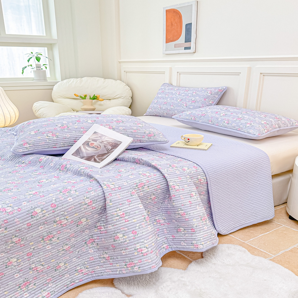 91家纺网 家纺一手货源 找家纺 橘夏家纺 2025新款莱赛尔天丝轻奢风多功能枕套单品枕套枕套单件 梦幻-紫