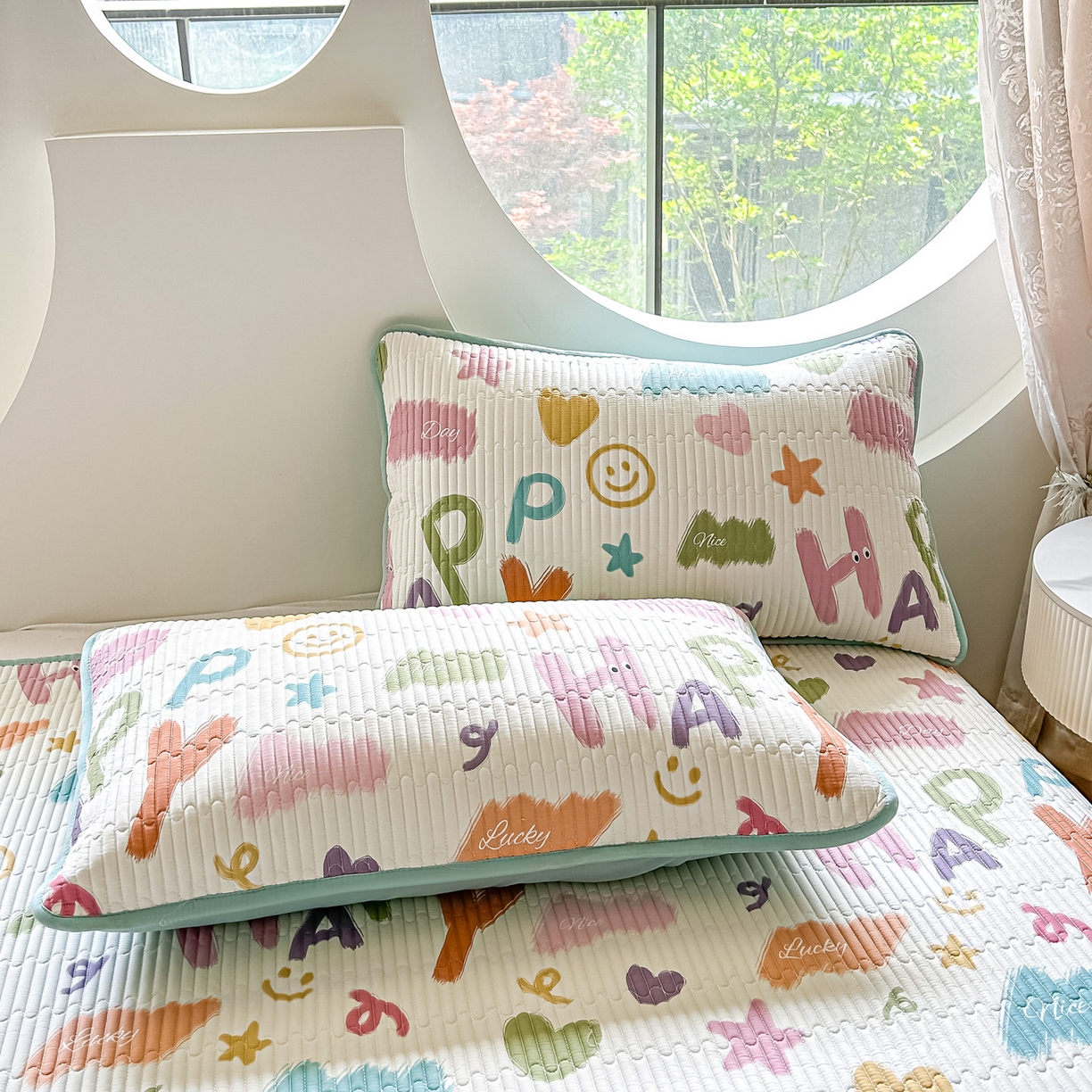 91家纺网 家纺一手货源 找家纺 （总）橘夏家纺 2025新款多功能全棉夹棉枕套单品枕套枕套单件