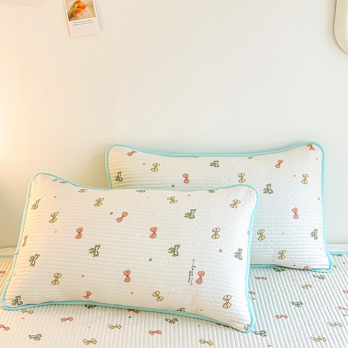 91家纺网 家纺一手货源 找家纺 （总）橘夏家纺 2025新款双层纱小云棉多功能枕套-自由空间