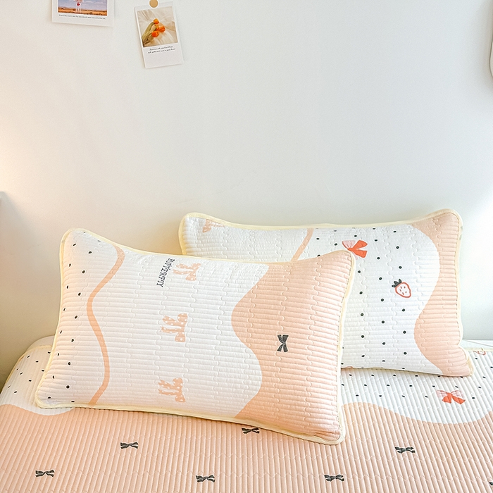 91家纺网 家纺一手货源 找家纺 （总）橘夏家纺 2025新款双层纱小云棉多功能枕套-自由空间