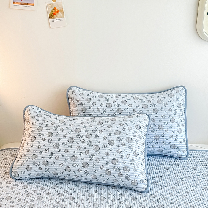 91家纺网 家纺一手货源 找家纺 （总）橘夏家纺2025新款双层纱小云棉多功能枕套-亲密无间