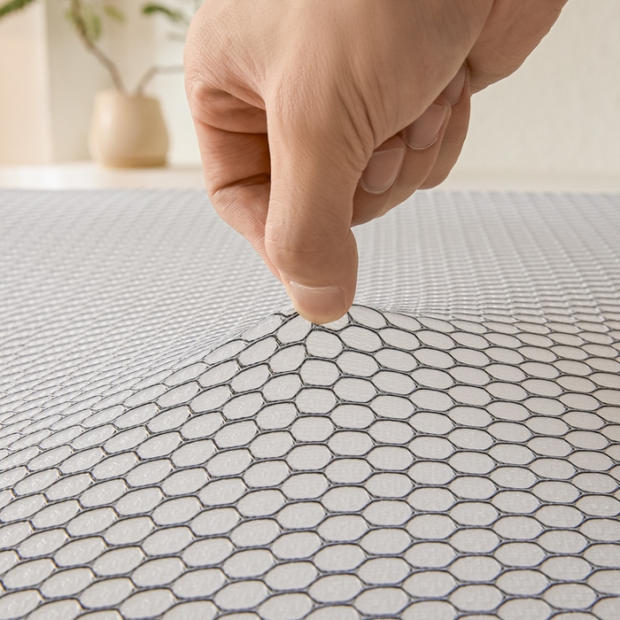 91家纺网 家纺一手货源 找家纺 暖季2025新款A类无印风学生款 棉花床垫 简兮蓝