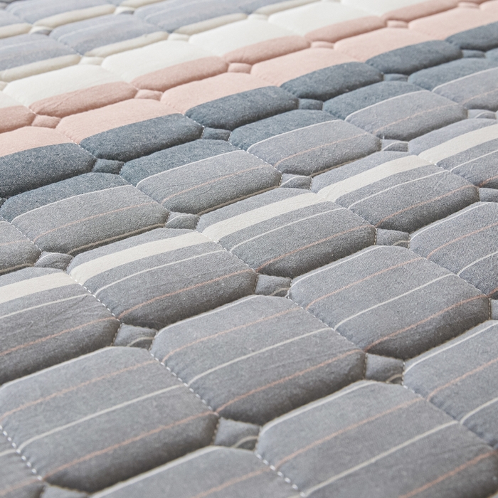 91家纺网 家纺一手货源 找家纺 暖季2025新款A类无印风学生款 棉花床垫马里奥灰