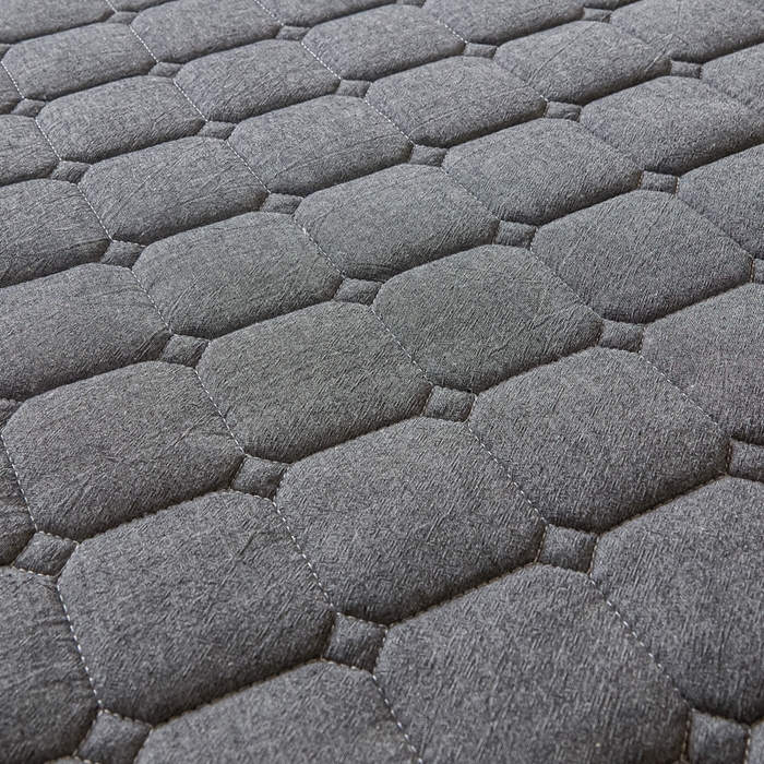 91家纺网 家纺一手货源 找家纺 暖季2025新款A类无印风学生款 棉花床垫 深灰