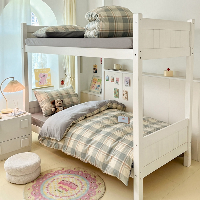 91家纺网 家纺一手货源 找家纺 （总）雅居纺家纺 2025新款全棉纯棉印花系列学生宿舍三四件套上下铺三件套