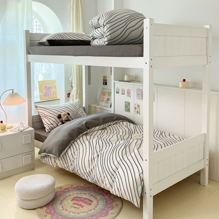 91家纺网 家纺一手货源 找家纺 （总）雅居纺家纺 2025新款全棉纯棉印花系列学生宿舍三四件套上下铺三件套