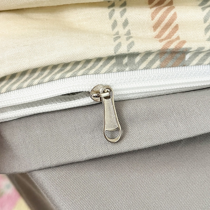 91家纺网 家纺一手货源 找家纺 雅居纺家纺 2025新款全棉纯棉印花系列学生宿舍三四件套上下铺三件套 复古蓝灰格