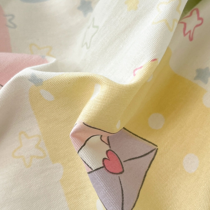 91家纺网 家纺一手货源 找家纺 雅居纺家纺 2025新款全棉纯棉印花系列学生宿舍三四件套上下铺三件套 高希地狗狗