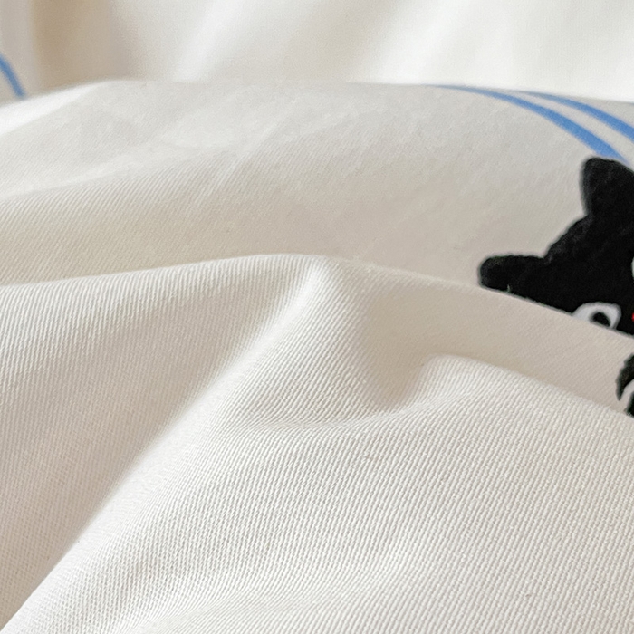 91家纺网 家纺一手货源 找家纺 雅居纺家纺 2025新款全棉纯棉印花系列学生宿舍三四件套上下铺三件套 可爱小猫