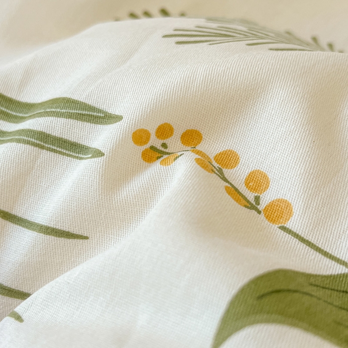 91家纺网 家纺一手货源 找家纺 雅居纺家纺 2025新款全棉纯棉印花系列学生宿舍三四件套上下铺三件套 森林日记