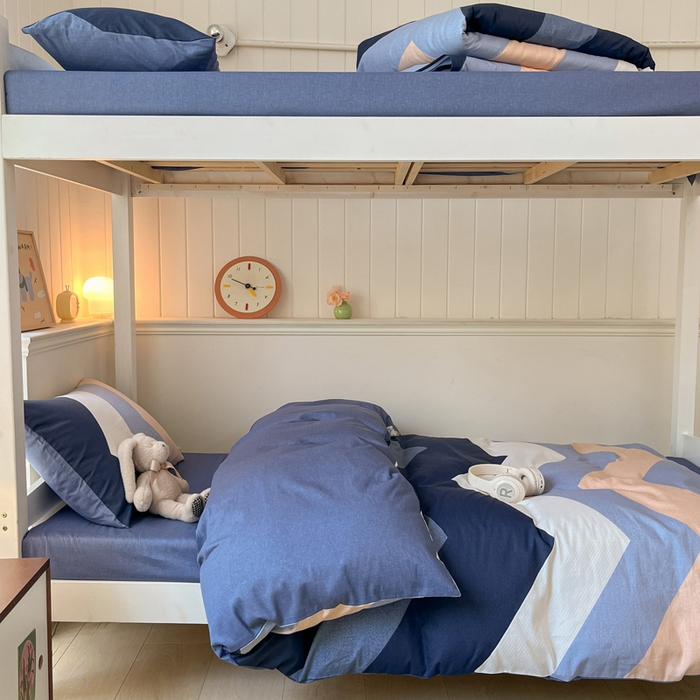 91家纺网 家纺一手货源 找家纺 雅居纺家纺 2025新款全棉纯棉印花系列学生宿舍三四件套上下铺三件套 时尚潮流