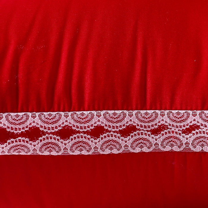 91家纺网 家纺一手货源 找家纺 （总）糖果枕芯2025新款爱的玫瑰大红婚庆枕芯大喜喜庆枕头