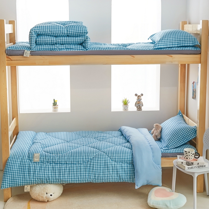 91家纺网 家纺一手货源 找家纺 （总） 默忆2025新款水洗棉新疆棉花立体抗菌床垫【抽绳袋包装】