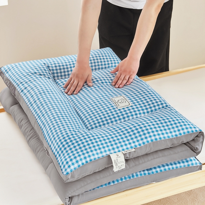 91家纺网 家纺一手货源 找家纺 （总） 默忆2025新款水洗棉新疆棉花立体抗菌床垫【抽绳袋包装】