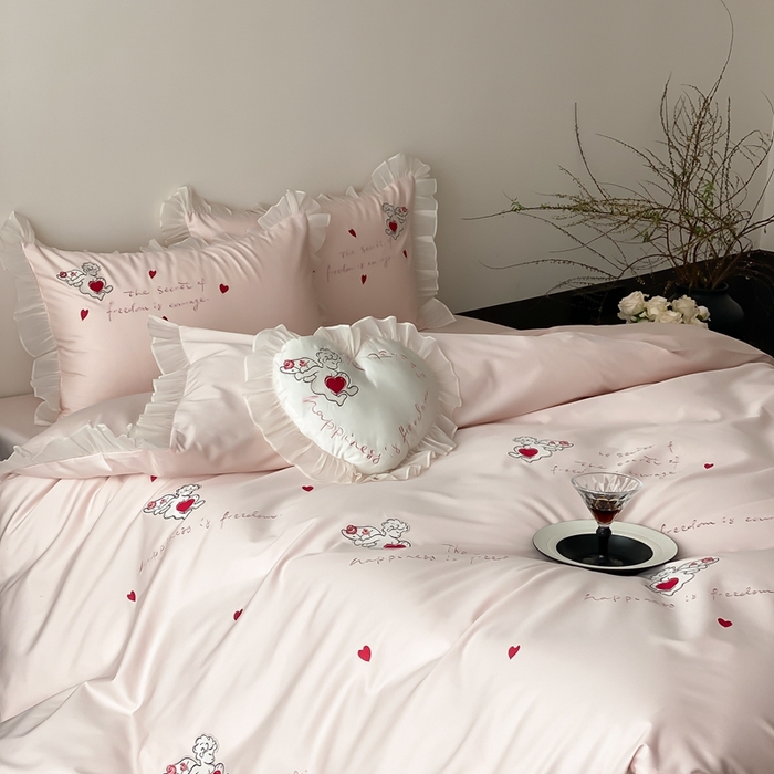 91家纺网 家纺一手货源 找家纺 （总）MIU缪家居2025新款100S全棉四件套-遇见爱（控价368）