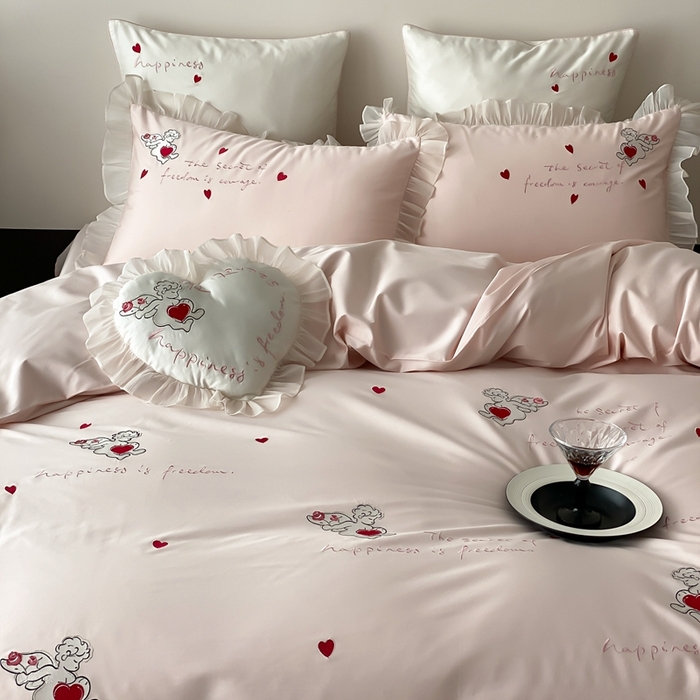 91家纺网 家纺一手货源 找家纺 （总）MIU缪家居2025新款100S全棉四件套-遇见爱（控价368）