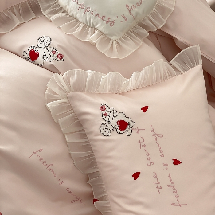 91家纺网 家纺一手货源 找家纺 （总）MIU缪家居2025新款100S全棉四件套-遇见爱（控价368）