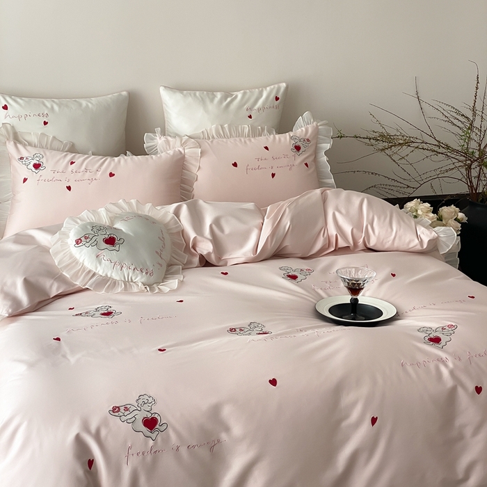 91家纺网 家纺一手货源 找家纺 （总）MIU缪家居2025新款100S全棉四件套-遇见爱（控价368）