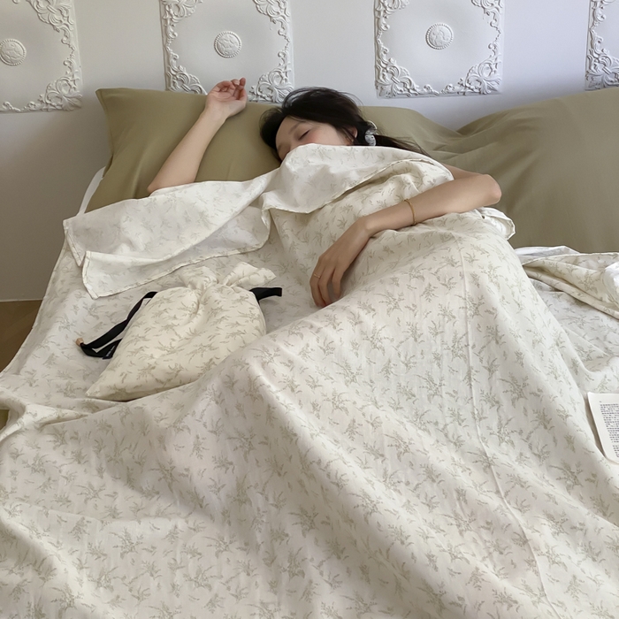 91家纺网 家纺一手货源 找家纺 （总）Sweet dreams甜梦 2025新款全棉双层纱旅行 酒店睡袋