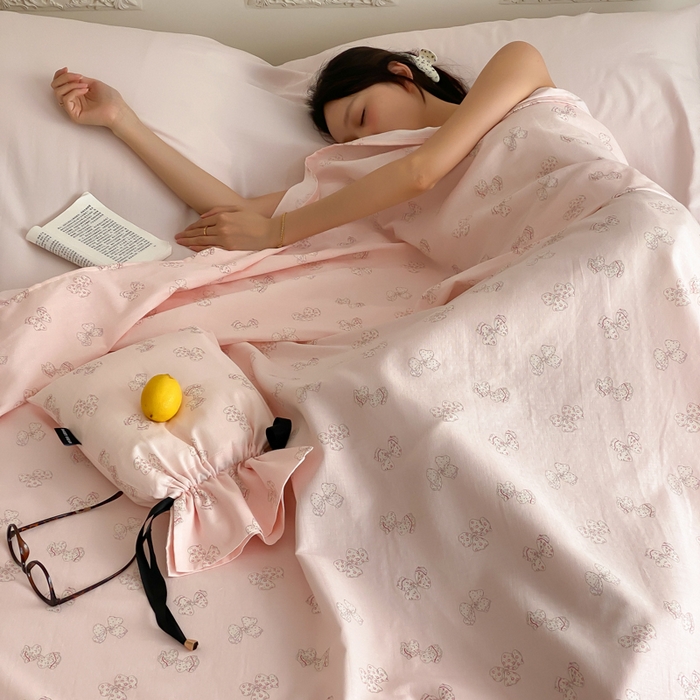 91家纺网 家纺一手货源 找家纺 （总）Sweet dreams甜梦 2025新款全棉双层纱旅行 酒店睡袋