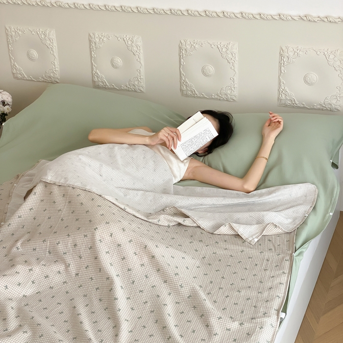 91家纺网 家纺一手货源 找家纺 （总）Sweet dreams甜梦 2025新款全棉双层纱旅行 酒店睡袋