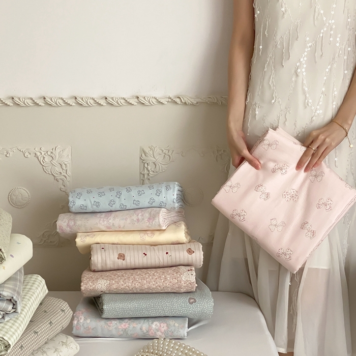 91家纺网 家纺一手货源 找家纺 Sweet dreams甜梦 2025新款全棉双层纱旅行 酒店睡袋 组合图片（仅供参考）