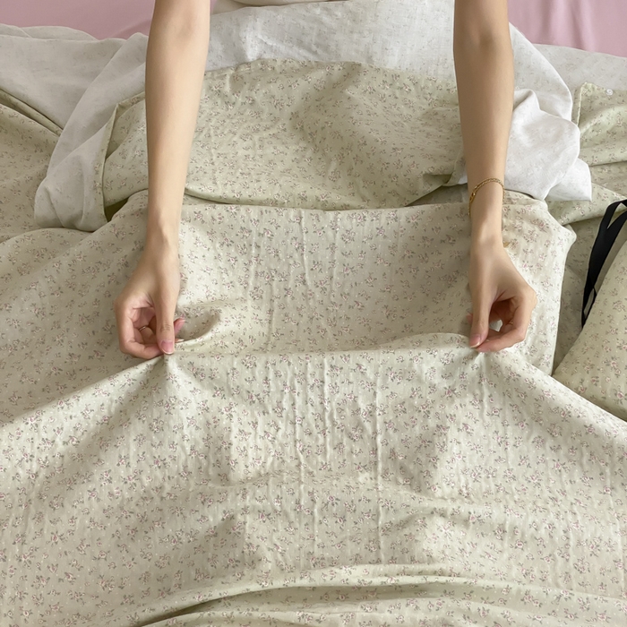 91家纺网 家纺一手货源 找家纺 Sweet dreams甜梦 2025新款全棉双层纱旅行 酒店睡袋 薄荷茶-绿