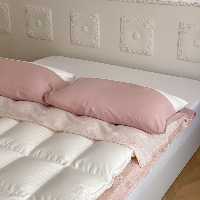 91家纺网 家纺一手货源 找家纺 Sweet dreams甜梦 2025新款全棉双层纱旅行 酒店睡袋 伯克利小熊-粉