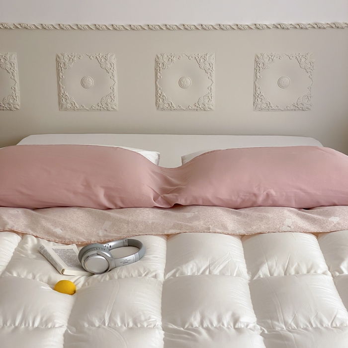 91家纺网 家纺一手货源 找家纺 Sweet dreams甜梦 2025新款全棉双层纱旅行 酒店睡袋 伯克利小熊-粉