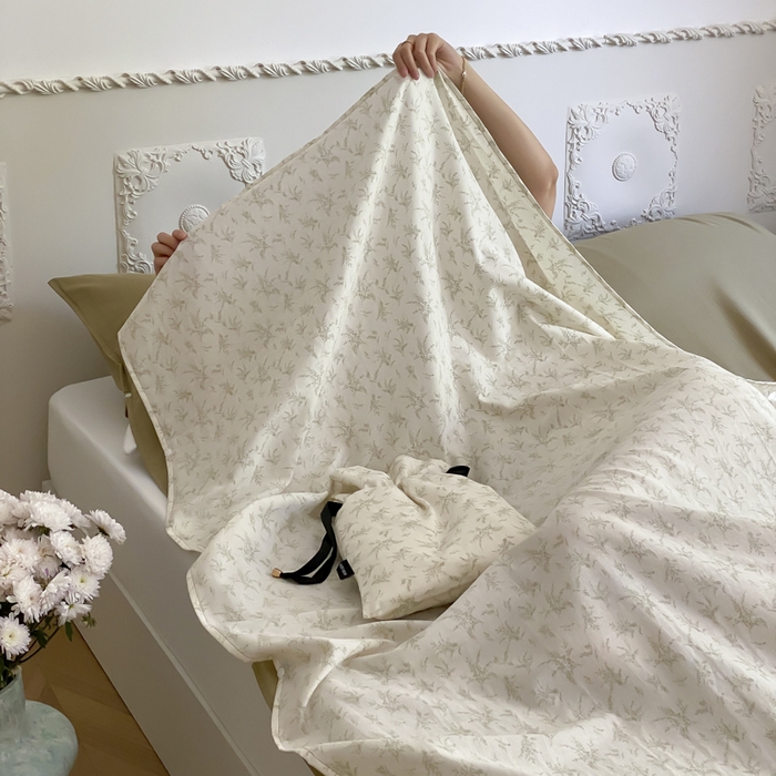 91家纺网 家纺一手货源 找家纺 Sweet dreams甜梦 2025新款全棉双层纱旅行 酒店睡袋 费南雪-绿