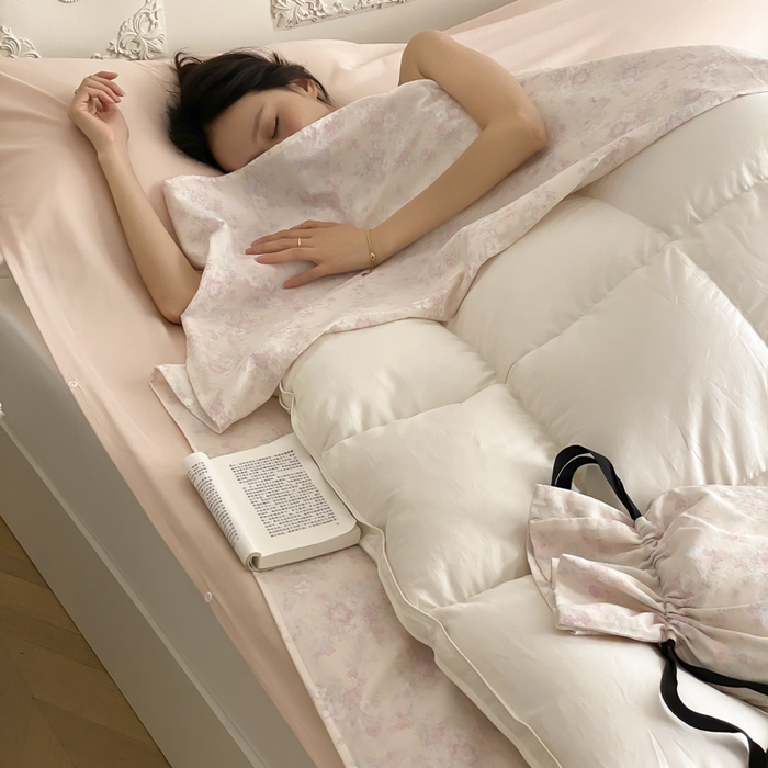 91家纺网 家纺一手货源 找家纺 Sweet dreams甜梦 2025新款全棉双层纱旅行 酒店睡袋 莉莉周-米