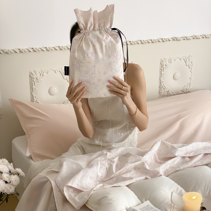 91家纺网 家纺一手货源 找家纺 Sweet dreams甜梦 2025新款全棉双层纱旅行 酒店睡袋 莉莉周-米