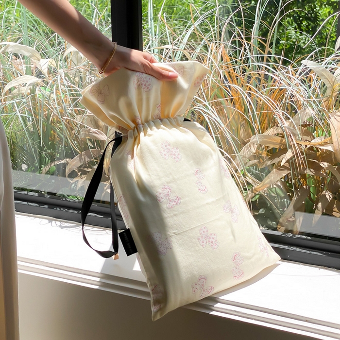 91家纺网 家纺一手货源 找家纺 Sweet dreams甜梦 2025新款全棉双层纱旅行 酒店睡袋 莓莓芝士-黄