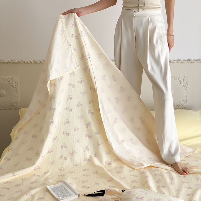 91家纺网 家纺一手货源 找家纺 Sweet dreams甜梦 2025新款全棉双层纱旅行 酒店睡袋 莓莓芝士-黄