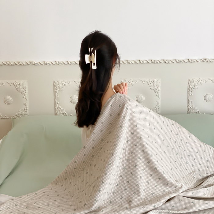 91家纺网 家纺一手货源 找家纺 Sweet dreams甜梦 2025新款全棉双层纱旅行 酒店睡袋 竹生空野-米