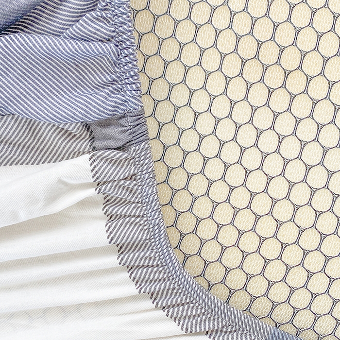 91家纺网 家纺一手货源 找家纺 凌云家纺 2025新款A类13372全棉学生床笠 布莱格