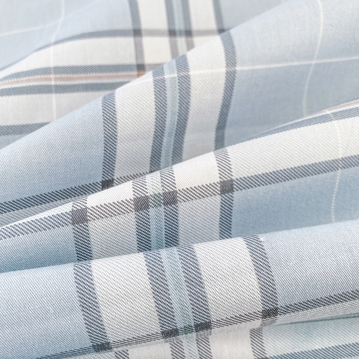 91家纺网 家纺一手货源 找家纺 凌云家纺 2025新款A类13372全棉学生床笠 绮梦蓝