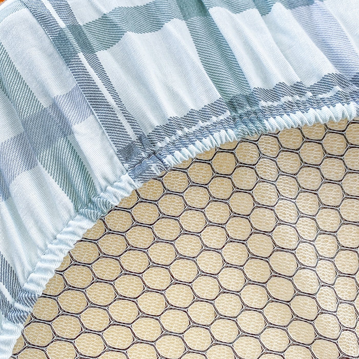 91家纺网 家纺一手货源 找家纺 凌云家纺 2025新款A类13372全棉学生床笠 印象空间