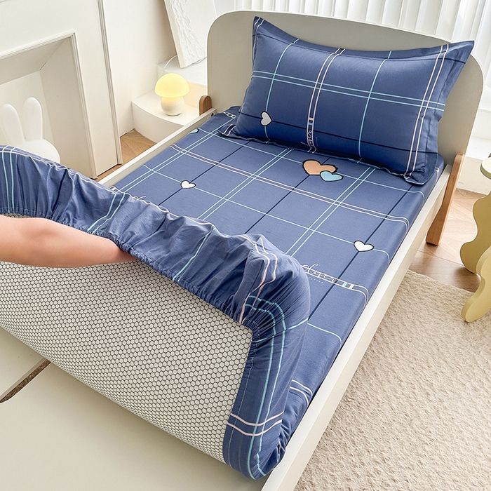 91家纺网 家纺一手货源 找家纺 （总）凌云家纺 2025新款A类13372全棉学生床笠