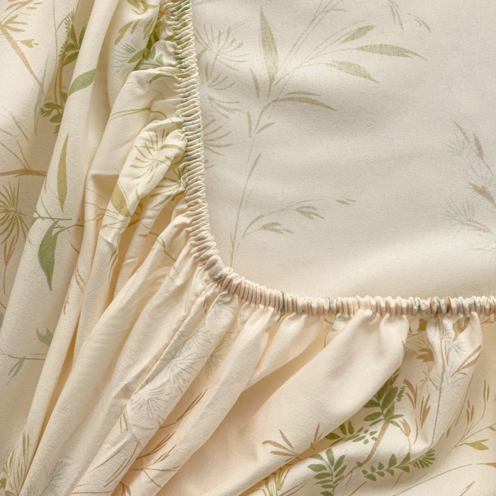 91家纺网 家纺一手货源 找家纺 （总） 楠沐家纺 2025新款印花亲肤芦荟棉水洗棉床笠