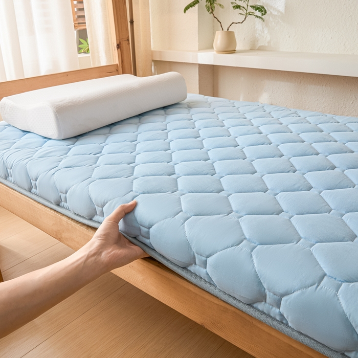 91家纺网 家纺一手货源 找家纺 （总）暖季家纺 2025新款磨毛印花亲肤学生床垫