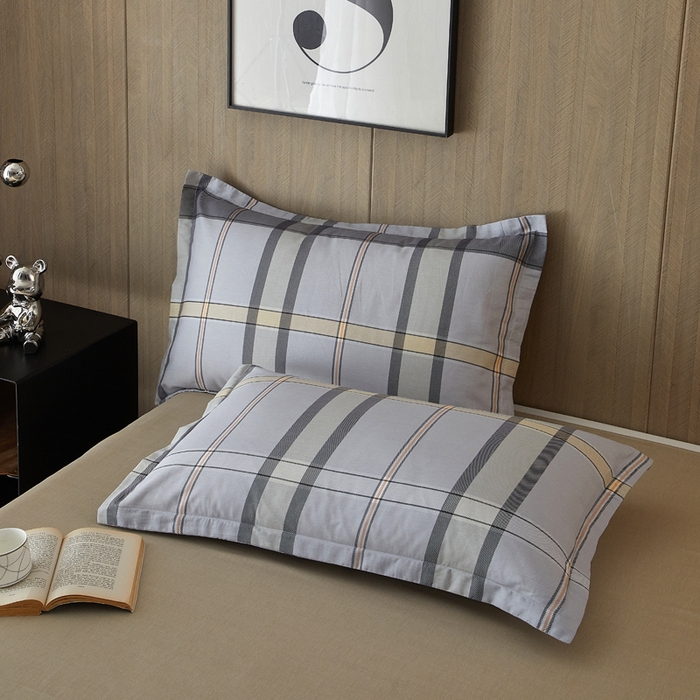 91家纺网 家纺一手货源 找家纺 合纵跨境工厂 2025新款40支纯棉跨境外贸JIT一件代发TEMU亚马逊希音包过核价-全棉印花四件套  简意-咖