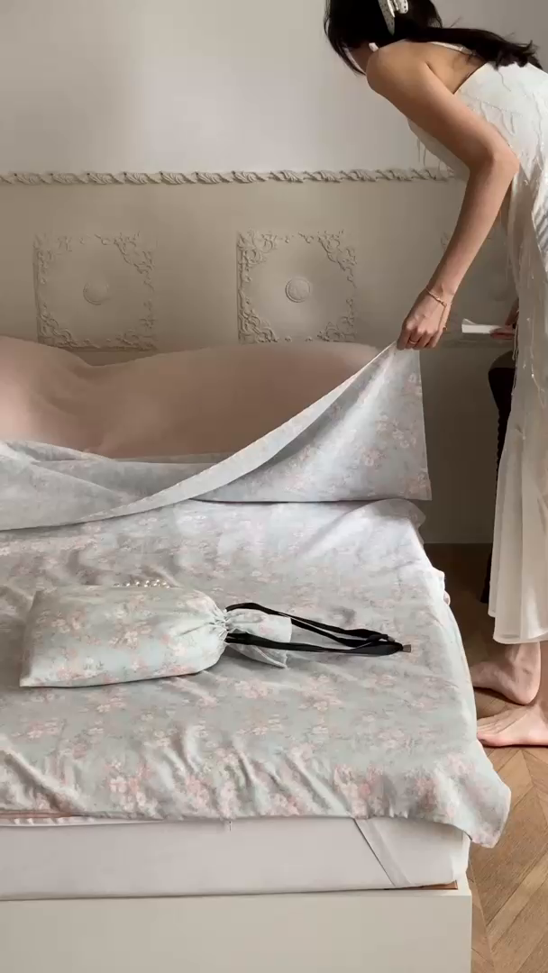 91家纺网 家纺一手货源 找家纺 Sweet dreams甜梦 2025新款全棉双层纱旅行 酒店睡袋 莉莉周-兰