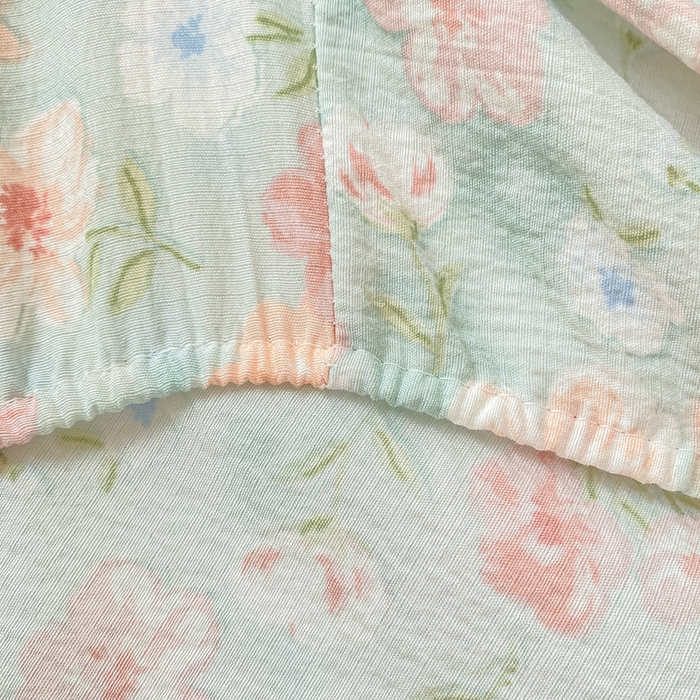 91家纺网 家纺一手货源 找家纺 米柳家纺 2025新款直播爆款7A抗菌简约木棉皱皱纱床笠（抖音控价单件49.9 三件套59.9） 兰亭